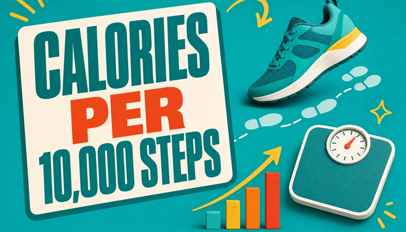 Calories Burned Walking 10,000 Steps, by Body Weight