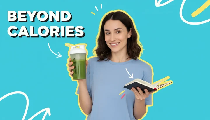 Person choosing nutrient-dense foods over calorie counting, representing the shift from quantity to quality in nutrition tracking