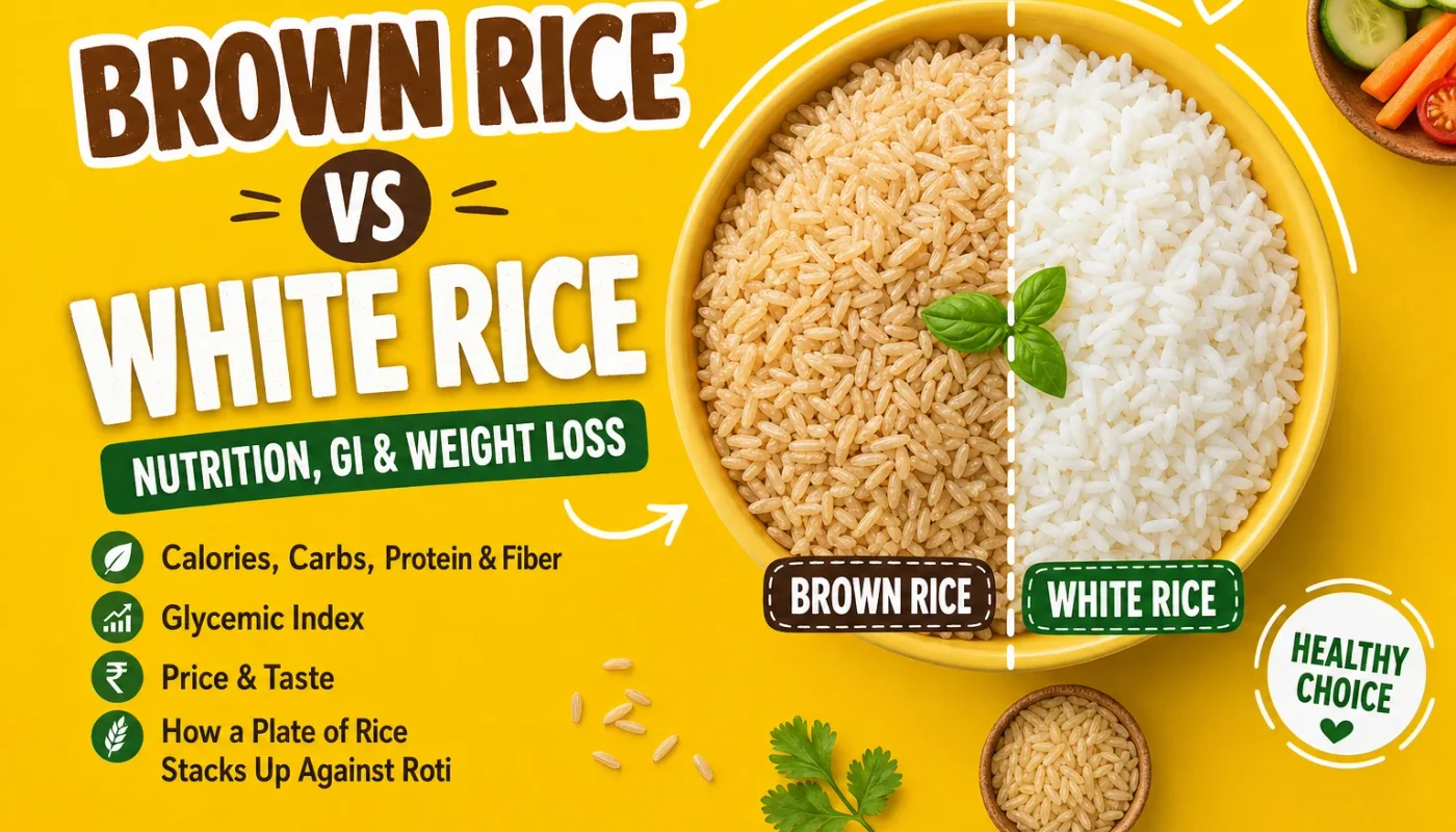 Brown Rice vs White Rice: Nutrition, GI, Weight Loss