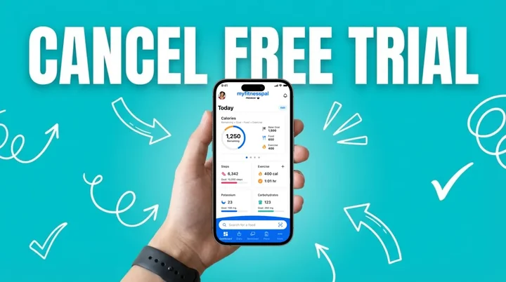 Anleitung zur Kündigung der kostenlosen MyFitnessPal Testphase mit Smartphone-Einstellungen und Aboverwaltung