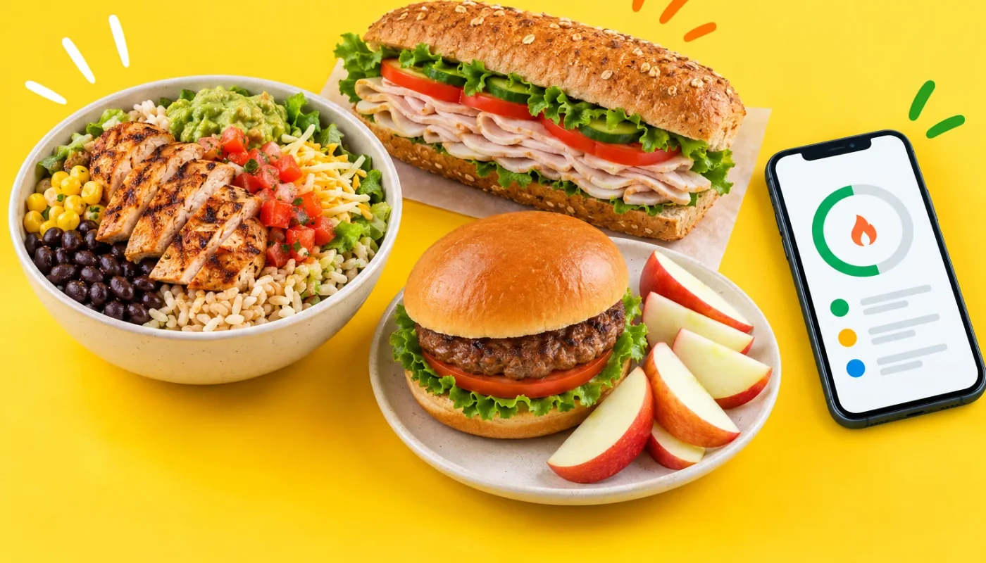 Manger dehors à budget calories : McDonald's, Subway, Chipotle