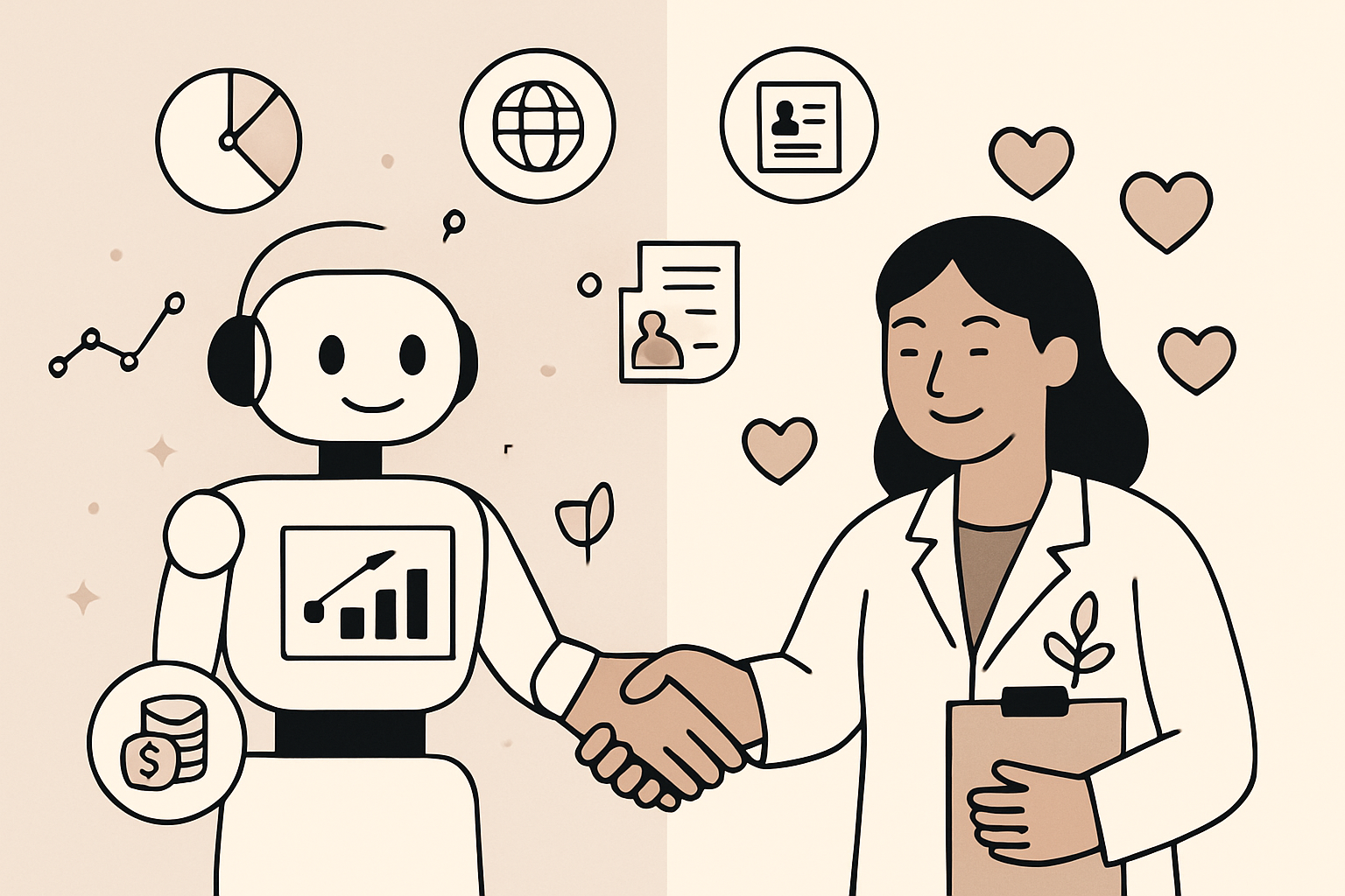 AI nutrition benefits comparison showing speed, scale, context, cost savings, and motivation