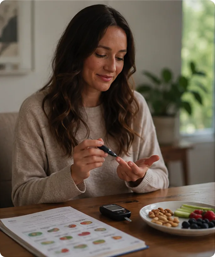 Understand carbs, fiber, and routines without manual spreadsheets.